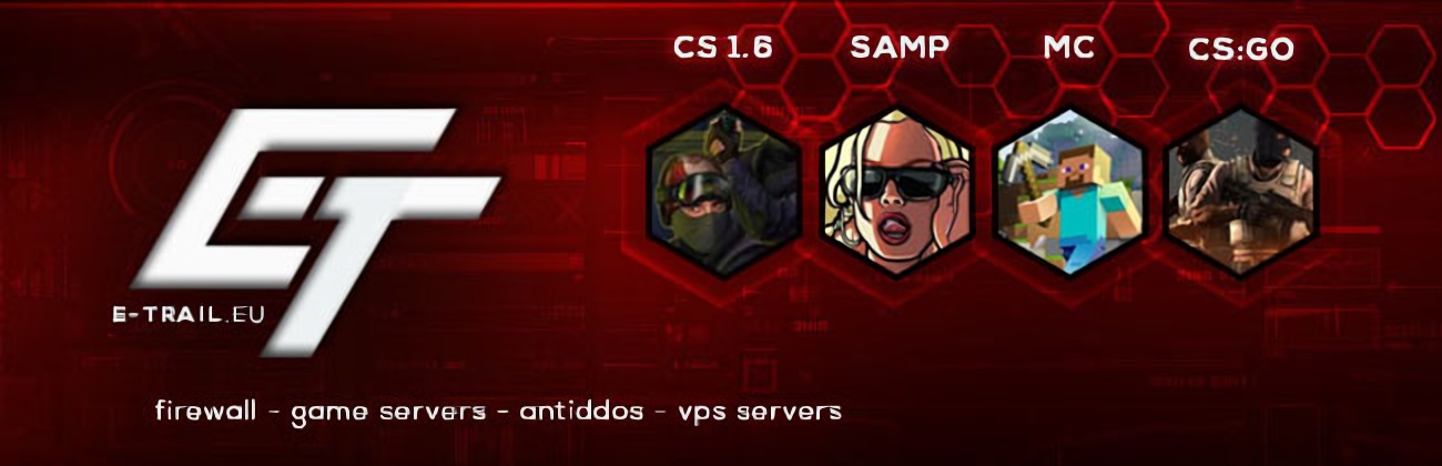 Still don't own a server? Order at E-TRAIL.EU